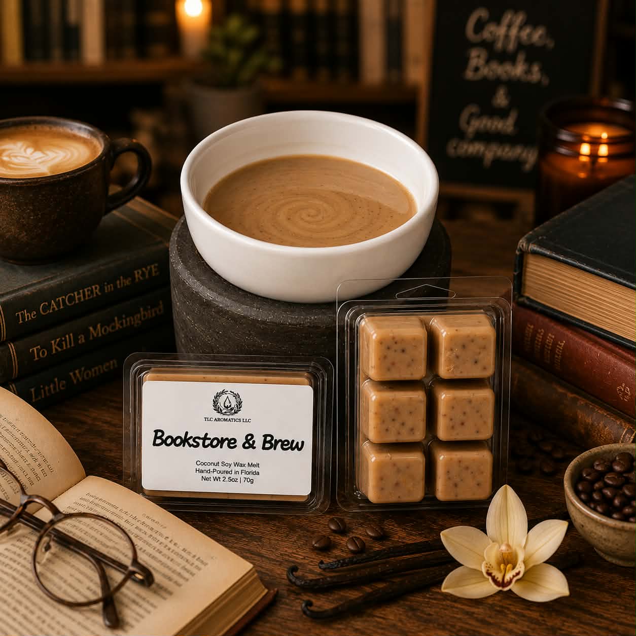 Bookstore & Brew Wax Melt