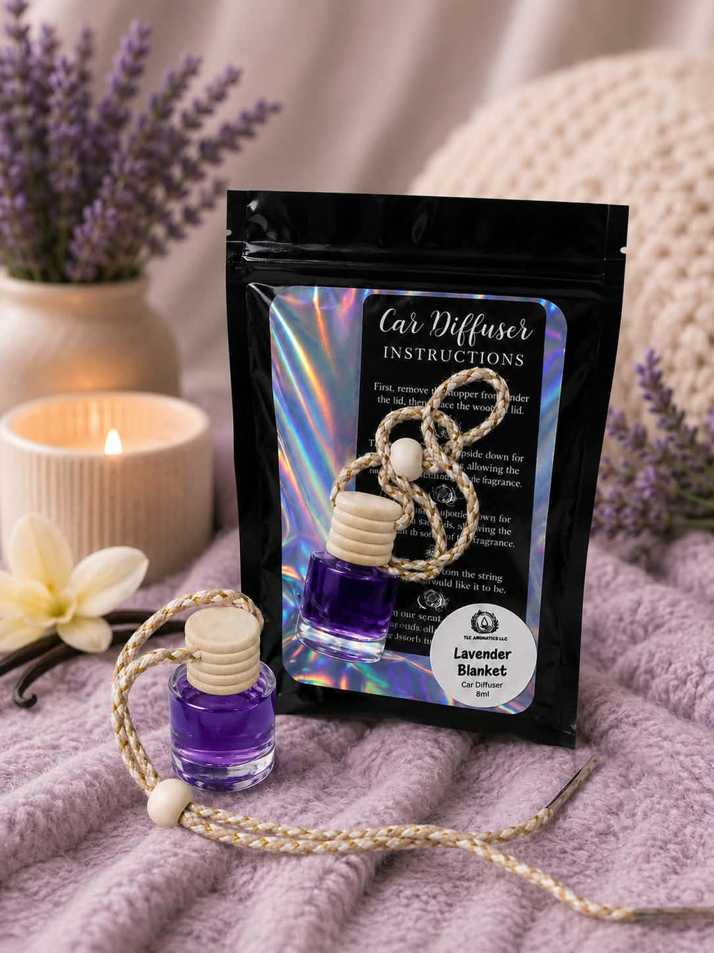 Lavender Blanket Car Diffuser