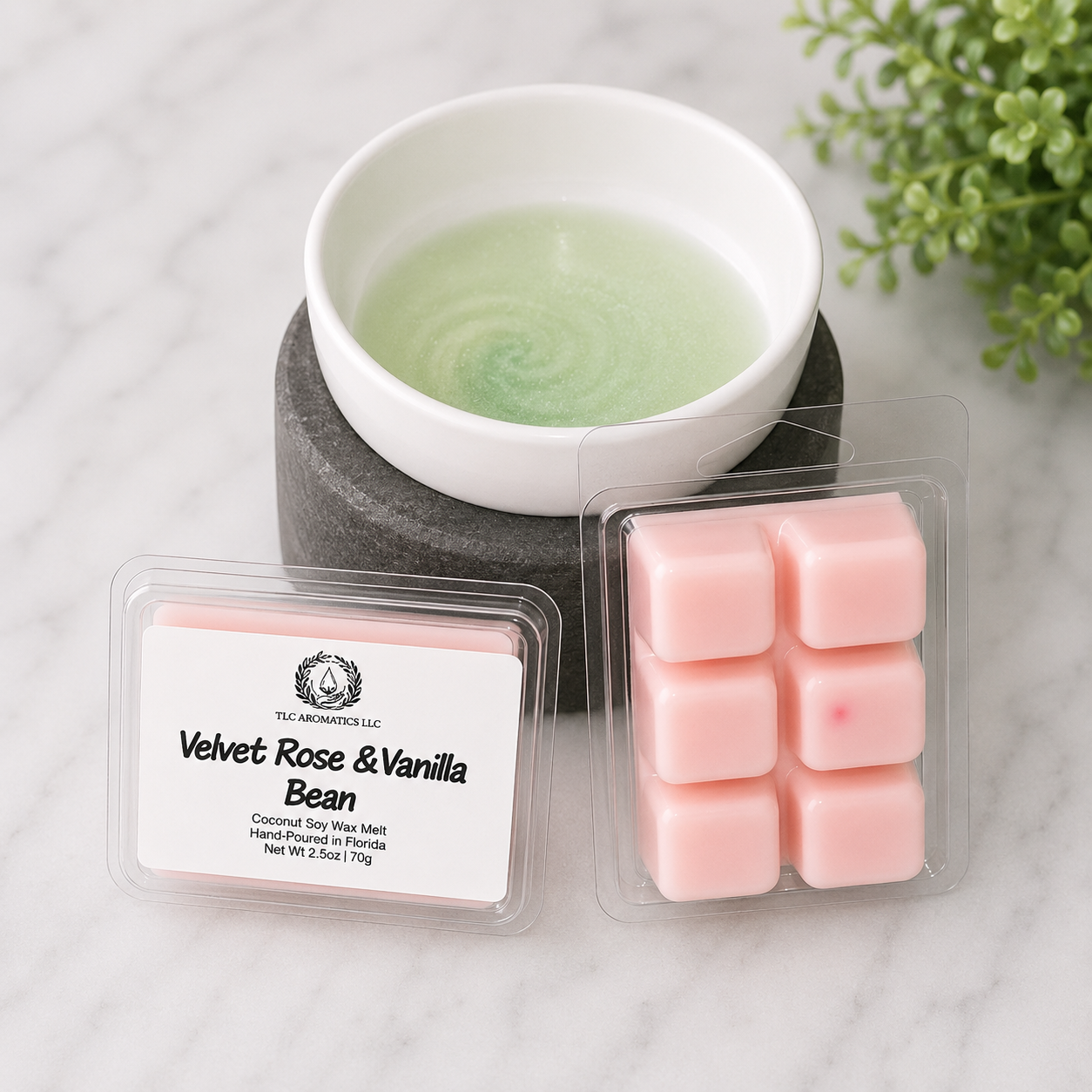 Velvet Rose & Vanilla Bean Wax Melt